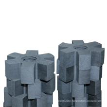 Graphite rotor/graphite impeller/graphite rotor for aluminium melting